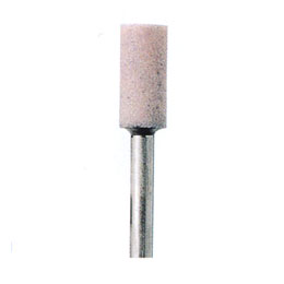 軸付砥石 円筒型 PA(ピンク) φ4x13mm (3mm軸)